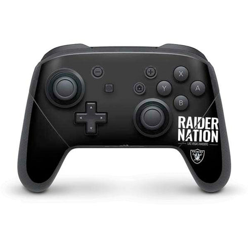 NFL Las Vegas Raiders Team Motto Nintendo Skins