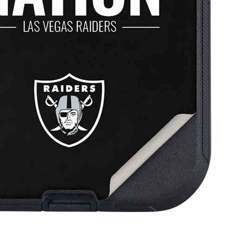 NFL Las Vegas Raiders Team Motto Otterbox Defender iPhone Skin