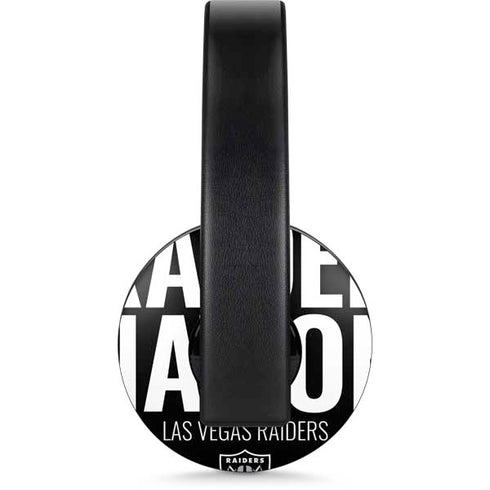 NFL Las Vegas Raiders Team Motto PlayStation 4 Gold Wireless Headset Skin