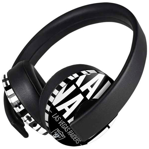 NFL Las Vegas Raiders Team Motto PlayStation 4 Gold Wireless Headset Skin