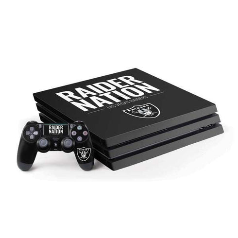 NFL Las Vegas Raiders Team Motto PlayStation PS4 Skins