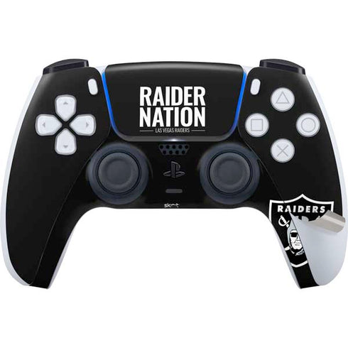 NFL Las Vegas Raiders Team Motto PS5 Pro Disk Bundle Skin