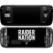 NFL Las Vegas Raiders Team Motto Steam Deck Handheld Gaming Computer Skin
