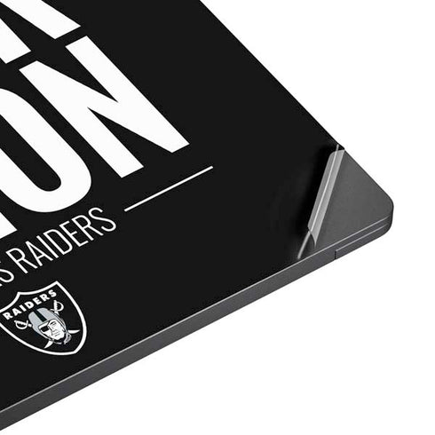 NFL Las Vegas Raiders Team Motto Surface Laptop 7 13.8in Skin