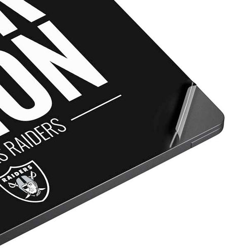 NFL Las Vegas Raiders Team Motto Surface Laptop 7 15in Skin