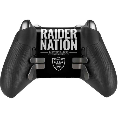 NFL Las Vegas Raiders Team Motto Xbox Elite Wireless Controller Series 2 Skin