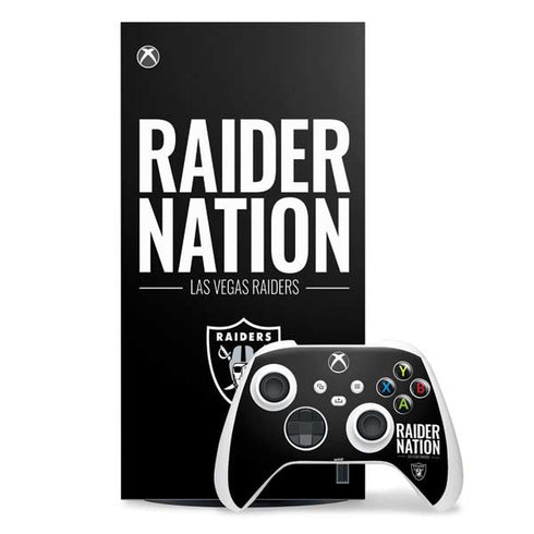 NFL Las Vegas Raiders Team Motto Xbox Series X Skins
