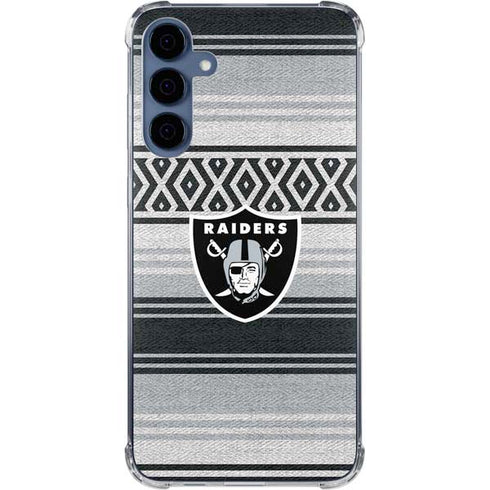 NFL Las Vegas Raiders Trailblazer Galaxy A35 5G Clear Case