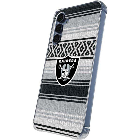 NFL Las Vegas Raiders Trailblazer Galaxy A35 5G Clear Case