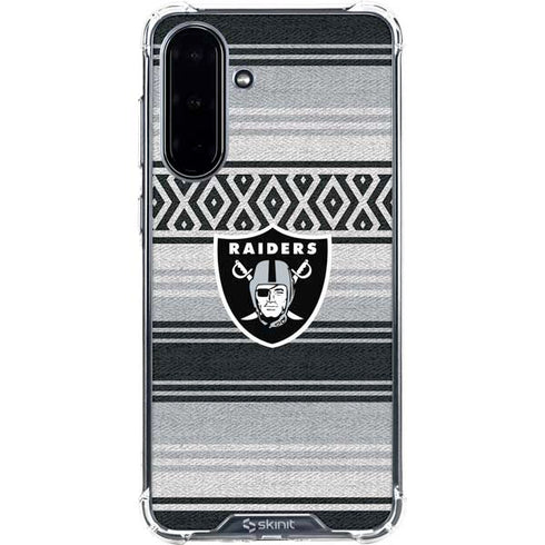 NFL Las Vegas Raiders Trailblazer Galaxy A36 5G Clear Case