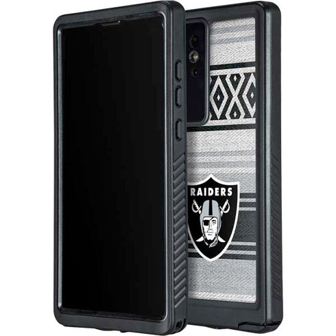NFL Las Vegas Raiders Trailblazer Galaxy S24 Ultra Waterproof Case