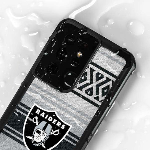 NFL Las Vegas Raiders Trailblazer Galaxy S24 Ultra Waterproof Case