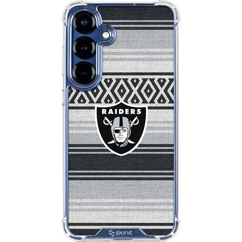NFL Las Vegas Raiders Trailblazer Galaxy S25 Clear Case