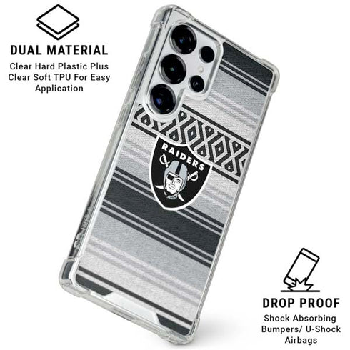 NFL Las Vegas Raiders Trailblazer Galaxy S25 Ultra Clear Case