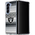 NFL Las Vegas Raiders Trailblazer Galaxy Z Fold5 5G Clear Case