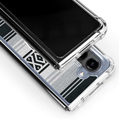 NFL Las Vegas Raiders Trailblazer Galaxy Z Fold5 5G Clear Case