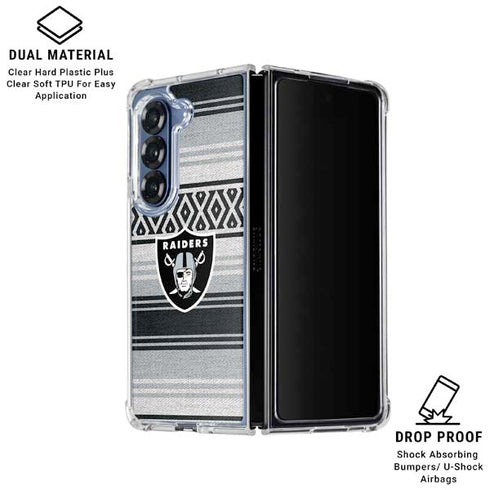 NFL Las Vegas Raiders Trailblazer Galaxy Z Fold6 Clear Case