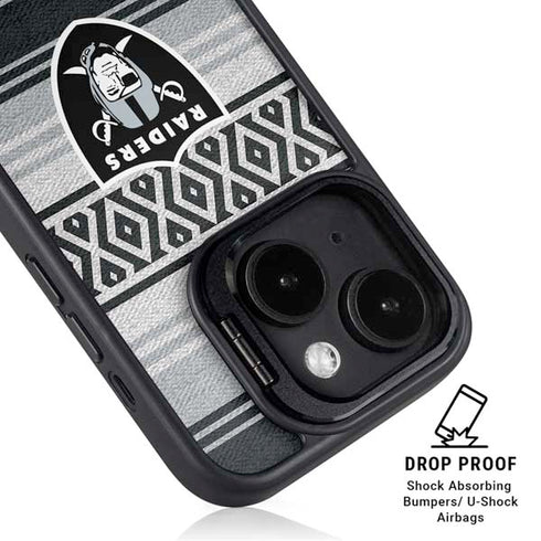 NFL Las Vegas Raiders Trailblazer iPhone 13 Kickstand Case