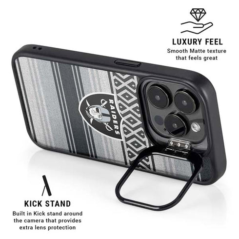 NFL Las Vegas Raiders Trailblazer iPhone 13 Pro Kickstand Case