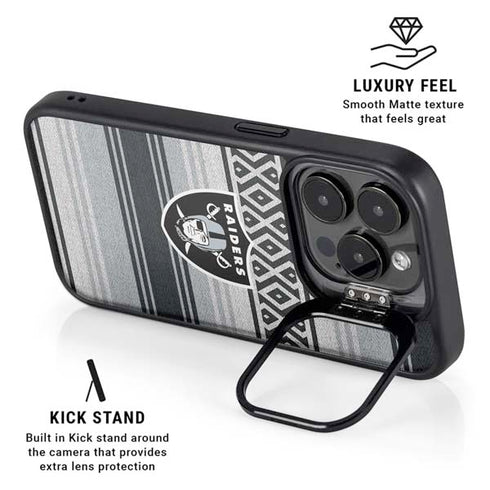 NFL Las Vegas Raiders Trailblazer iPhone 14 Pro Max Kickstand Case