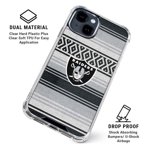 NFL Las Vegas Raiders Trailblazer iPhone 15 Clear Case