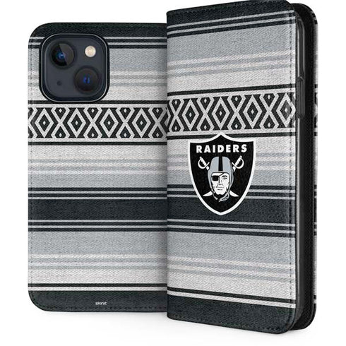 NFL Las Vegas Raiders Trailblazer iPhone 15 Plus Folio Case