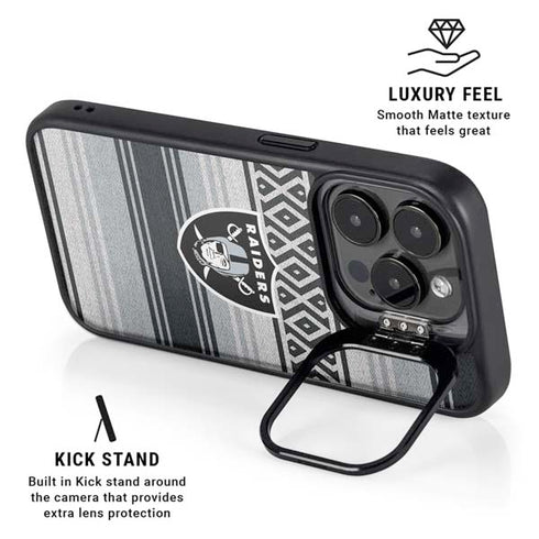 NFL Las Vegas Raiders Trailblazer iPhone 16 Pro Kickstand Case