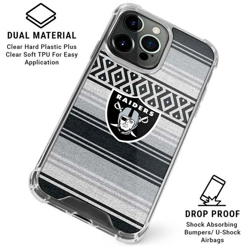 NFL Las Vegas Raiders Trailblazer iPhone 16 Pro Max Clear Case