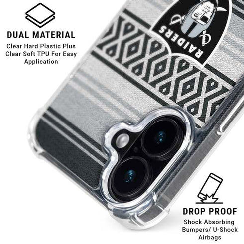 NFL Las Vegas Raiders Trailblazer iPhone 17 Clear Case