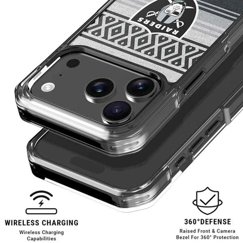 NFL Las Vegas Raiders Trailblazer iPhone 18 Pro Clear Case