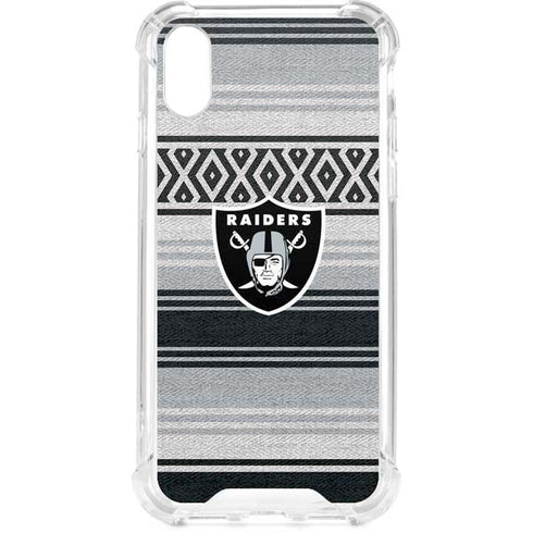NFL Las Vegas Raiders Trailblazer iPhone XS Clear Case