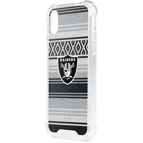 NFL Las Vegas Raiders Trailblazer iPhone XS Clear Case