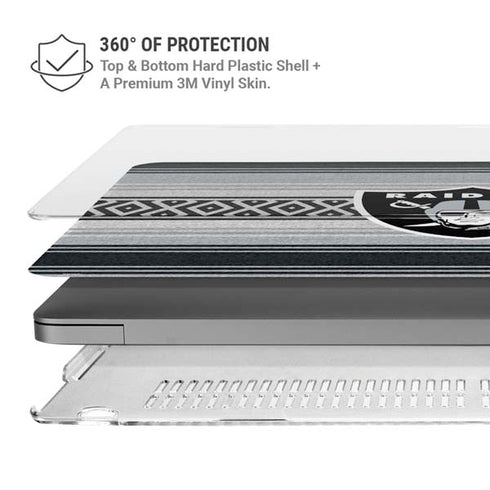 NFL Las Vegas Raiders Trailblazer MacBook Pro 14in (2021-24) Case plus Skin