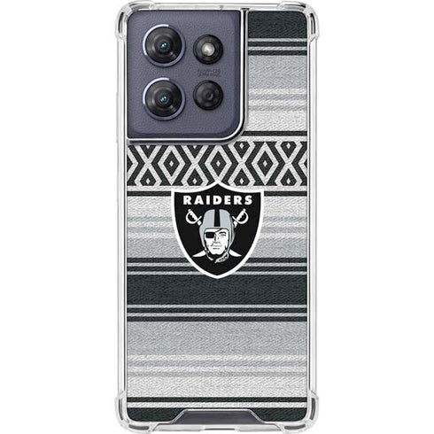NFL Las Vegas Raiders Trailblazer Moto G Play 5G (2025) Clear Case