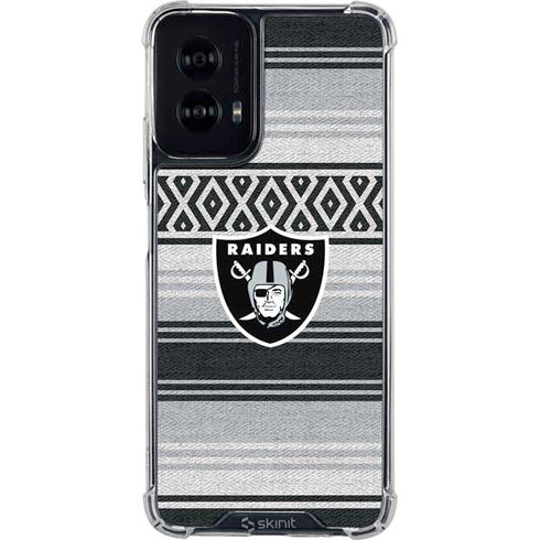 NFL Las Vegas Raiders Trailblazer Moto G Power 5G (2024) Clear Case