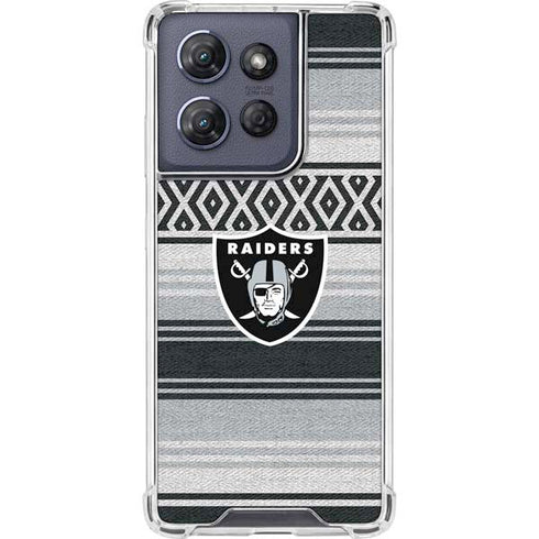NFL Las Vegas Raiders Trailblazer Moto G Stylus 5G (2025) Clear Case