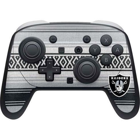NFL Las Vegas Raiders Trailblazer Nintendo Switch 2 (2025) Pro Controller Skin