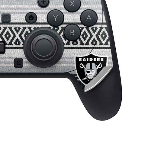 NFL Las Vegas Raiders Trailblazer Nintendo Switch 2 (2025) Pro Controller Skin