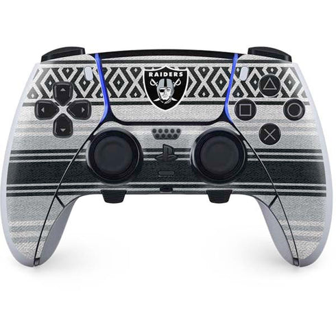 NFL Las Vegas Raiders Trailblazer PS5 DualSense Edge Pro Controller Skin