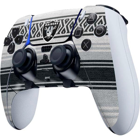 NFL Las Vegas Raiders Trailblazer PS5 DualSense Edge Pro Controller Skin