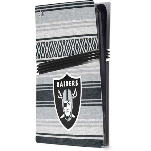 NFL Las Vegas Raiders Trailblazer PS5 Pro Console Skin