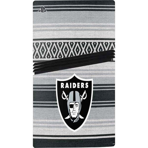 NFL Las Vegas Raiders Trailblazer PS5 Pro Console Skin