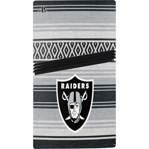 NFL Las Vegas Raiders Trailblazer PS5 Pro Disk Console Skin