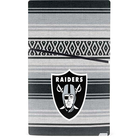 NFL Las Vegas Raiders Trailblazer PS5 Slim Digital Edition Console Skin