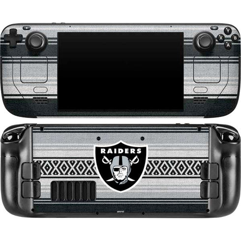 NFL Las Vegas Raiders Trailblazer Steam Deck Handheld Gaming Computer OLED Skin