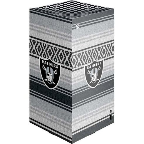 NFL Las Vegas Raiders Trailblazer XBox Series X Digital Edition Console Skin