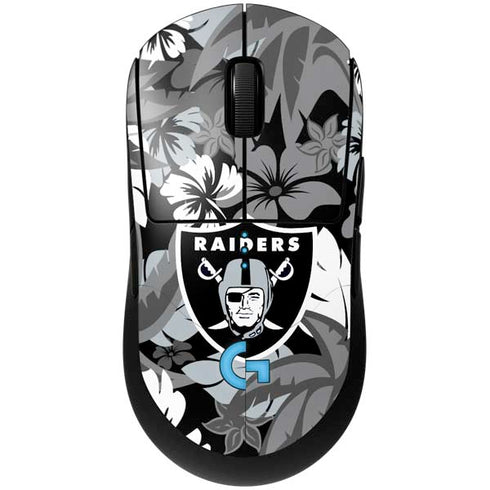 NFL Las Vegas Raiders Tropical Print G Pro Wireless Gaming Mouse Skin
