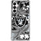 NFL Las Vegas Raiders Tropical Print Galaxy A16 5G Clear Case