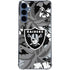 NFL Las Vegas Raiders Tropical Print Galaxy A35 5G Clear Case