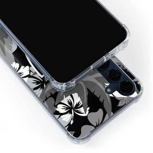 NFL Las Vegas Raiders Tropical Print Galaxy A35 5G Clear Case